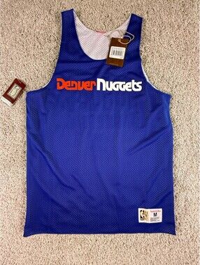 NWT Mitchell and Ness Denver Nuggets Jersey Reversible Size Medium